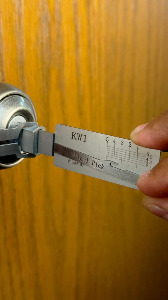 Lishi KW1 2-en-1 — Pick y Decodificador Profesional para Kwikset