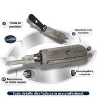 Lishi KW1 2-en-1 — Pick y Decodificador Profesional para Kwikset